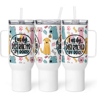 Easily Distracted by Dogs Travel Mug
