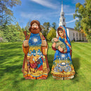 Baby Jesus, Mary & Joseph in Bethlehem 2 Piece Set