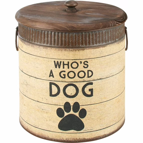 Wigglebutt Dog Treat Canister Set