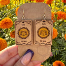 El Sol Tarot Earrings