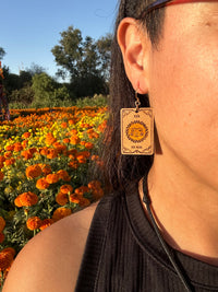 El Sol Tarot Earrings
