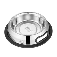 No-Tip & Anti-Skid Pet Bowls in Stainless Steel