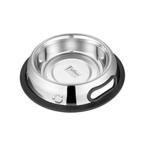 No-Tip & Anti-Skid Pet Bowls in Stainless Steel