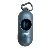 bamboo poop bag dispenser + compostable roll by rōmng