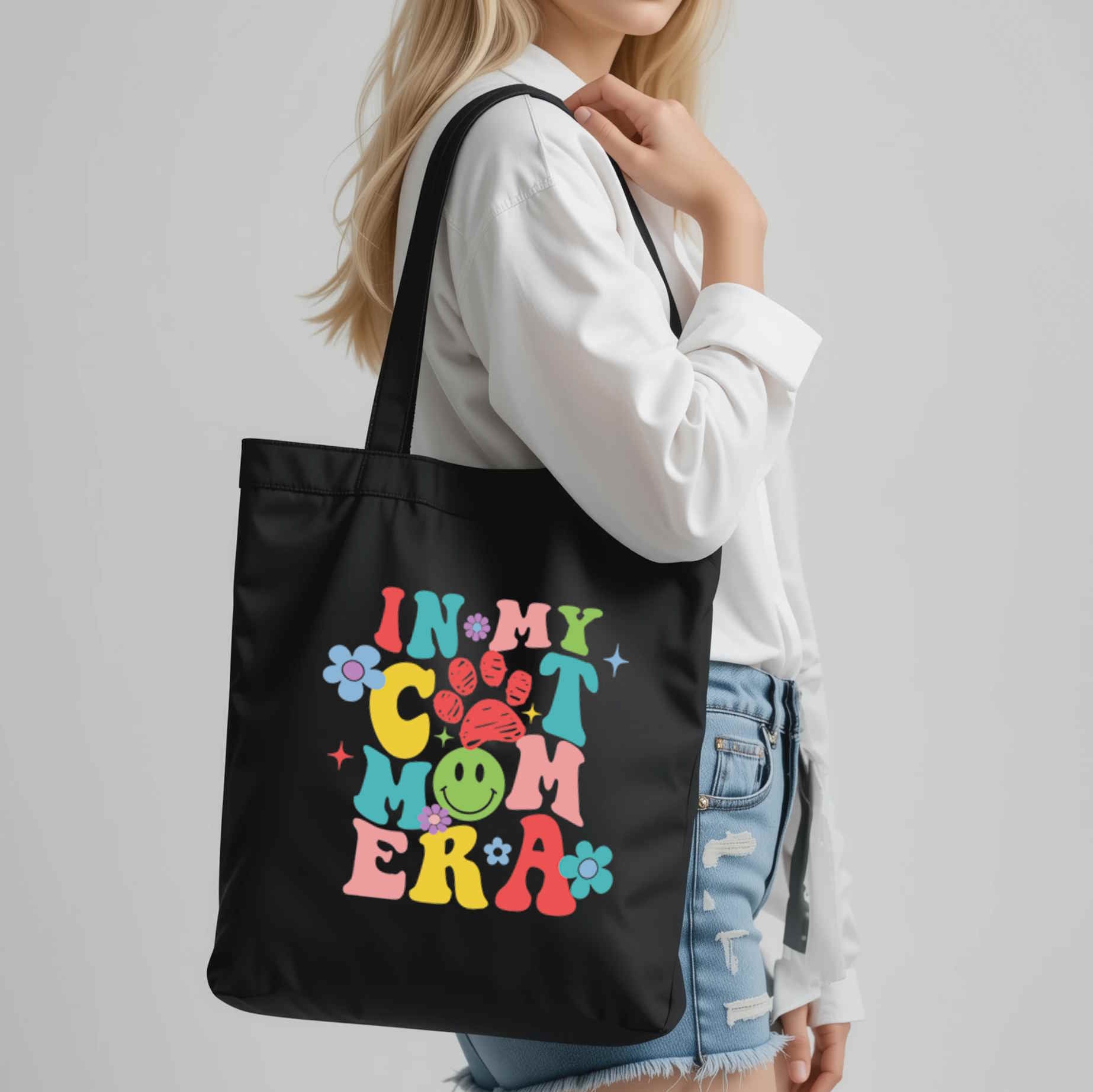 In My Cat Mom Era Eco-friendly Tote Bag
