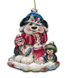 Puppy Dog & Penguins Door Hanger