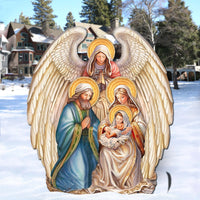 Angel Nativity Outdoor Lawn Art