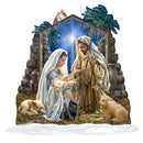 O Holy Night Nativity Scene Outdoor Lawn Display