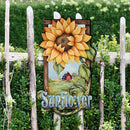 Sunflower Farms Fall Wood Door Sign