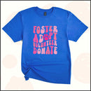 Foster, Adopt, Volunteer, Donate Unisex Youth T-shirt