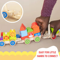Farm Wooden Stacking Train