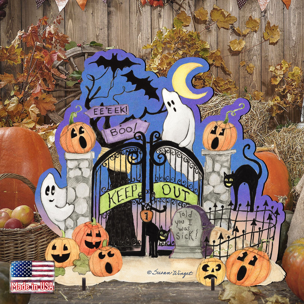 Halloween Scene Outdoor Decor