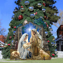 O Holy Night Nativity Scene Outdoor Lawn Display