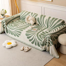 Versatile Chenille Sofa Cover - Pet-Friendly, Orange Dog Couch Cover