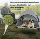 Outdoor Dog Cot and Shade Canopy