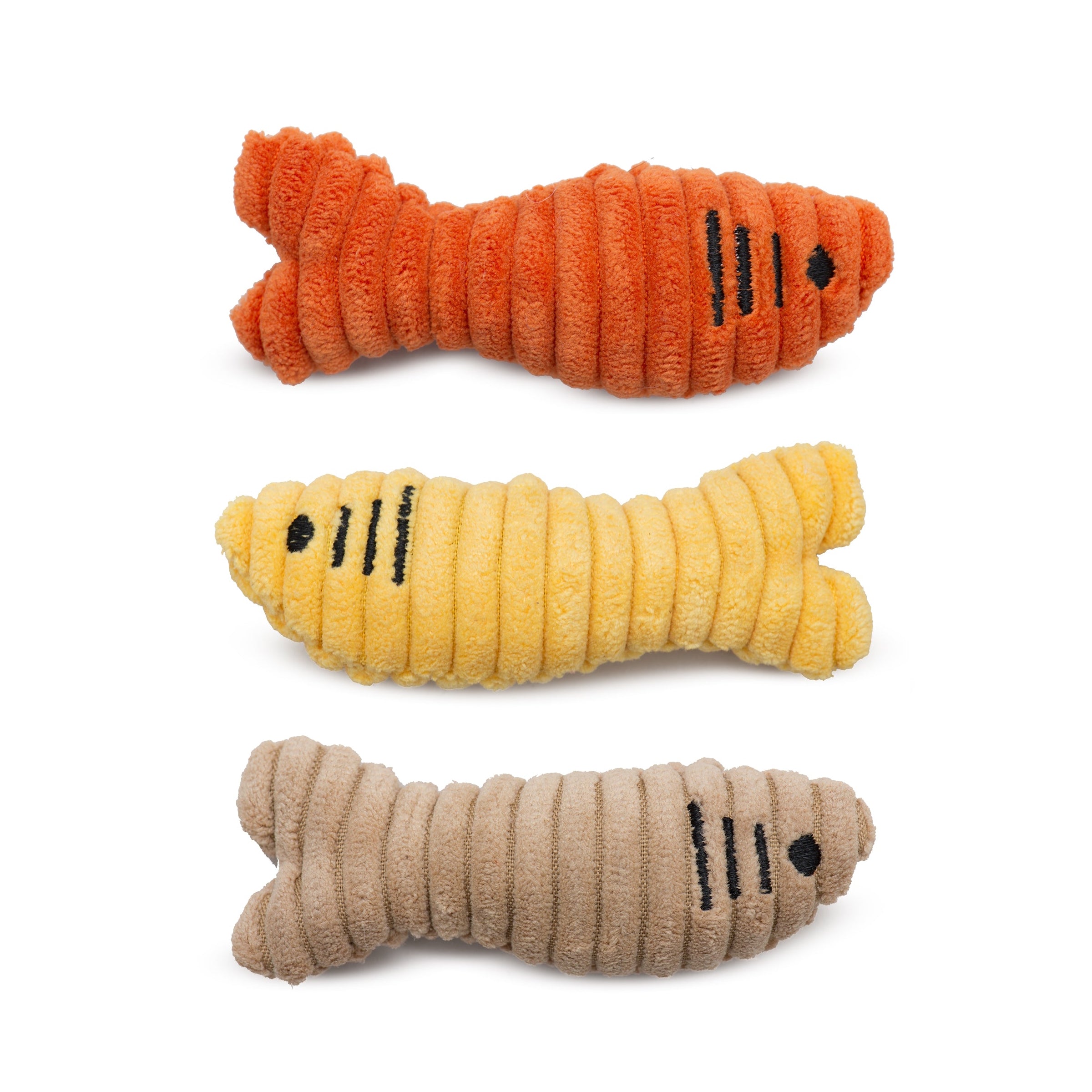 Sardinies Catnip & Crinkle Toys, 3 Pack - HuggleKats®