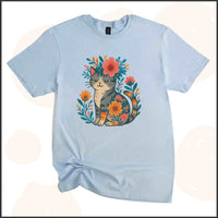 Kitty & Flowers Unisex Youth T-shirt