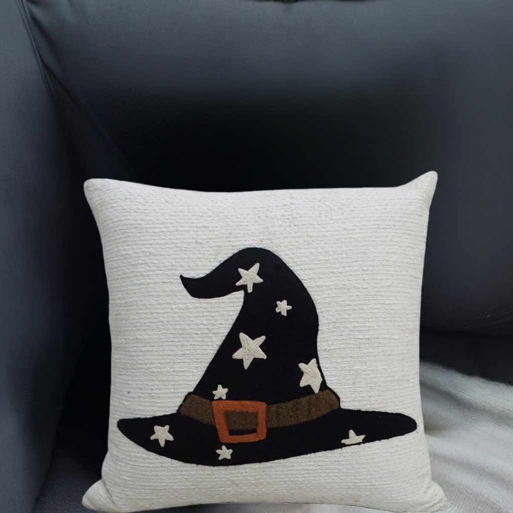 Halloween Witch Hat Pillow: 20" x 20"