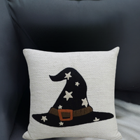 Halloween Witch Hat Pillow: 20" x 20"