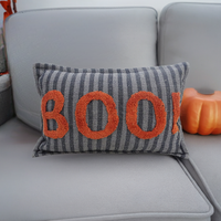 BOO Halloween Throw Pillow: 14" x 24"