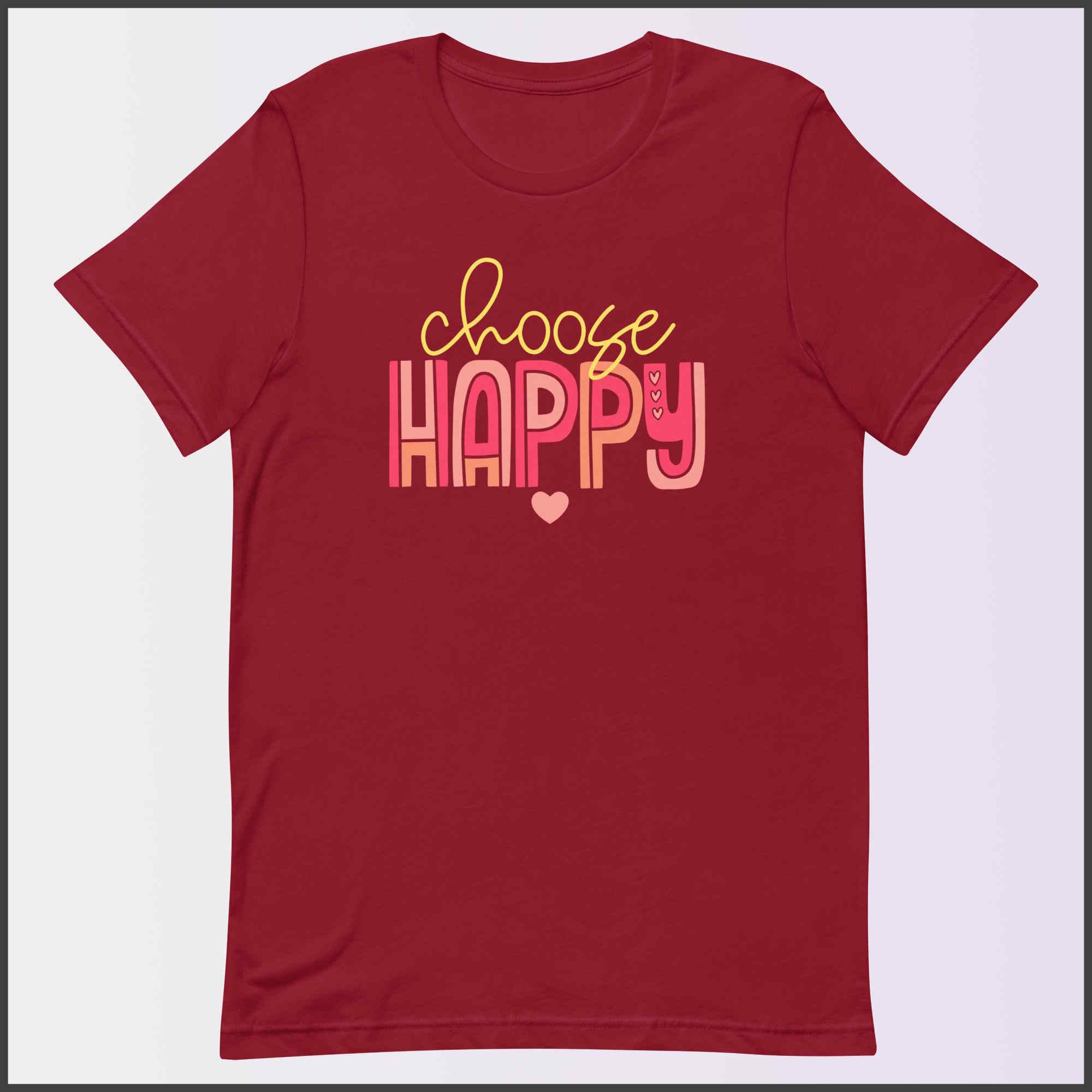 Choose Happy Unisex T-shirt