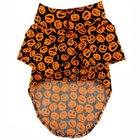 Jack-o-Lanterns Halloween Dog Camp Shirt