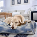 Hampton Navy Lounge Dog Bed by Jax & Bones