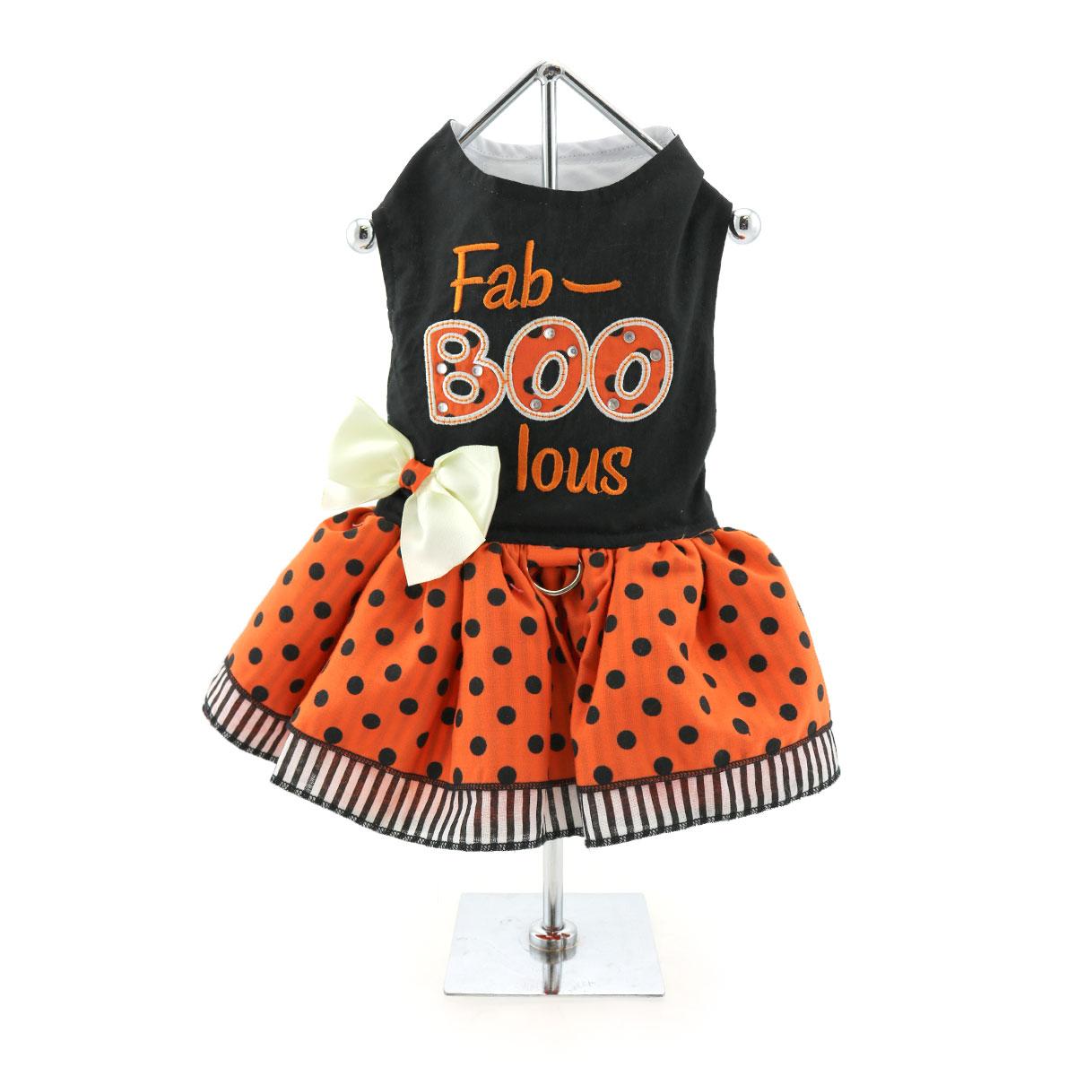 Halloween Dog Harness Dress: Fab-BOO-lous
