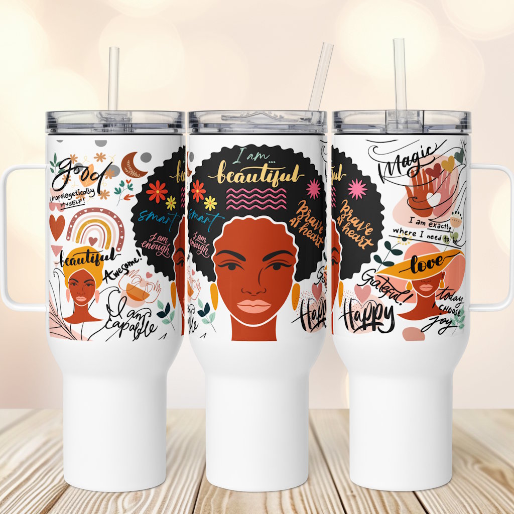 I am Beautiful Travel Mug