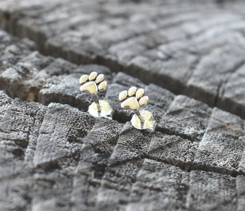 Paw Stud Earrings