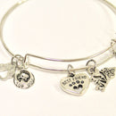 Dog Lover Bangle Charm Bracelet