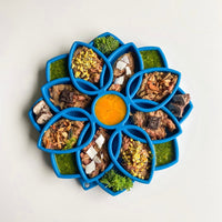 Mandala Slow Feeder Dog Bowl for Enrichment - 8" diameter x .75" deep