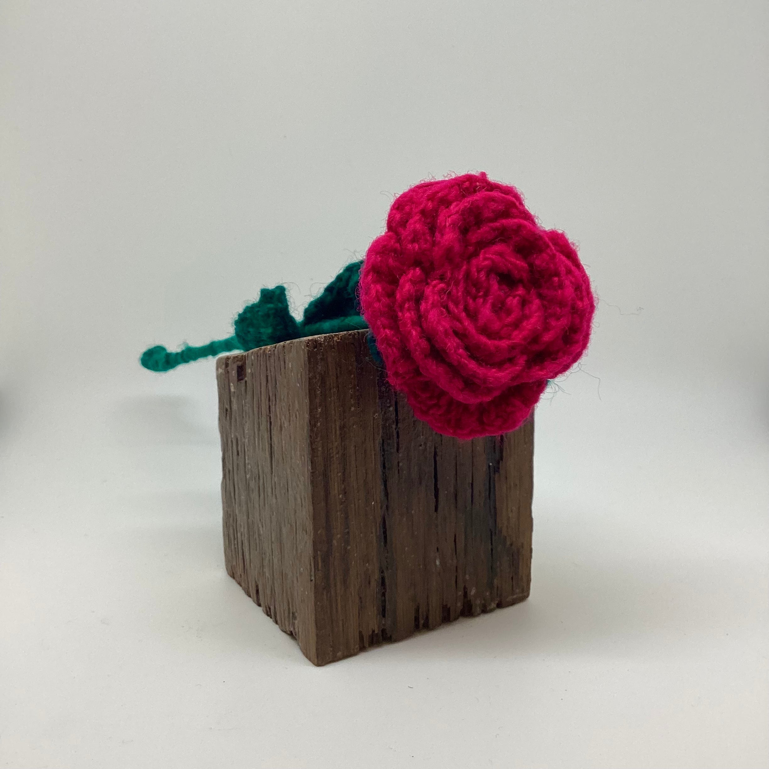 Handmade Wool Rose - Eco-Friendly & Fair Trade