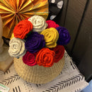 Handmade Wool Rose - Eco-Friendly & Fair Trade