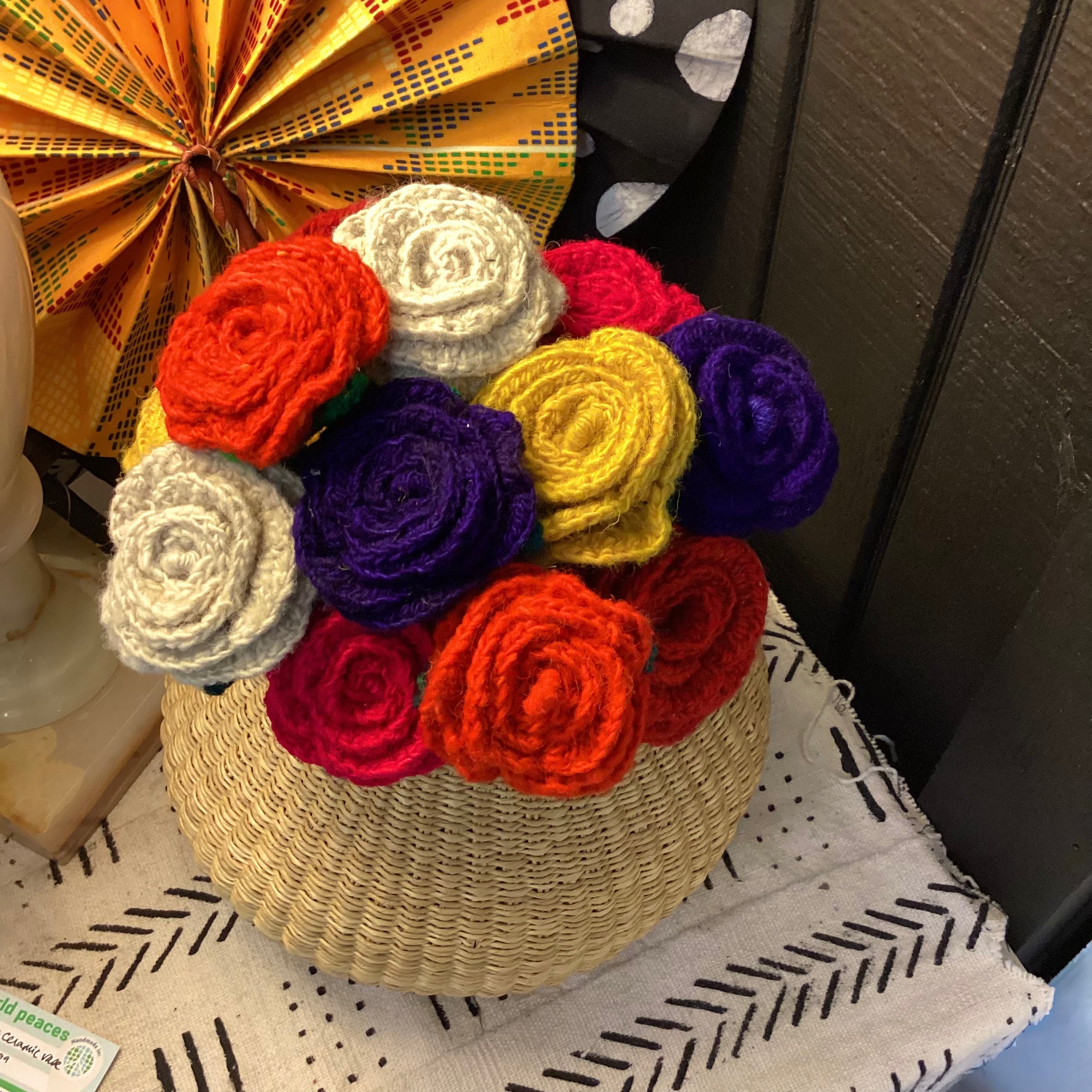 Handmade Wool Rose - Eco-Friendly & Fair Trade