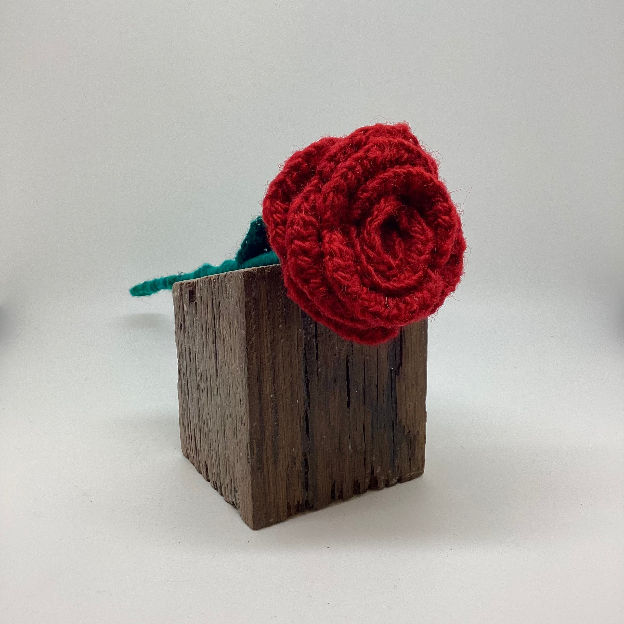 Handmade Wool Rose - Eco-Friendly & Fair Trade