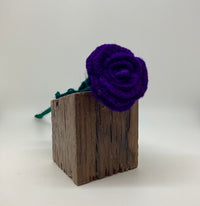 Handmade Wool Rose - Eco-Friendly & Fair Trade