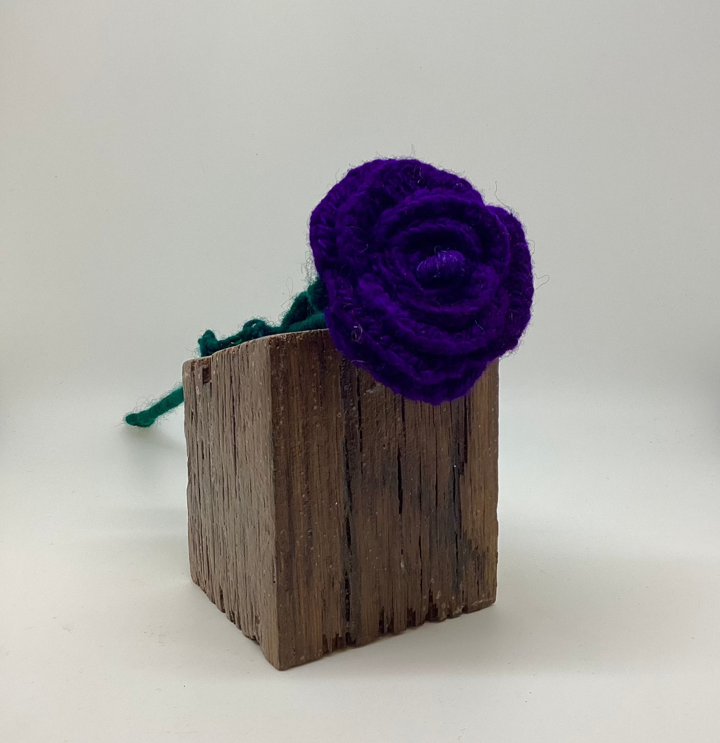Handmade Wool Rose - Eco-Friendly & Fair Trade