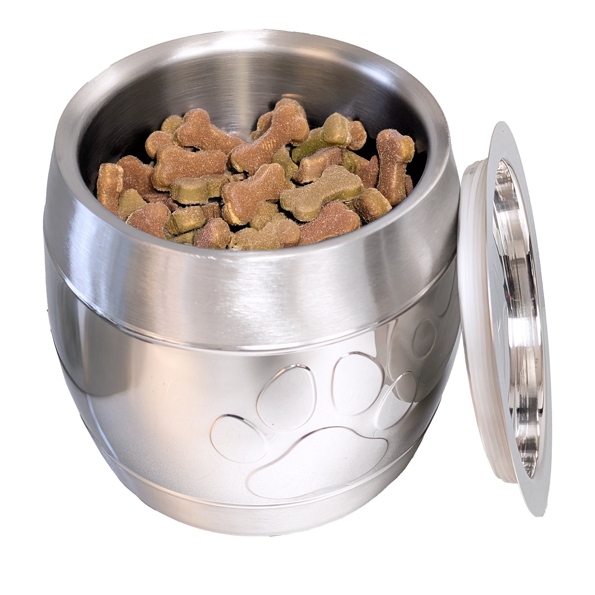 Pet Treat Canister with Airtight Lid Stainless Steel | BREKX