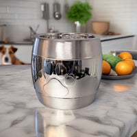 Pet Treat Canister with Airtight Lid Stainless Steel | BREKX