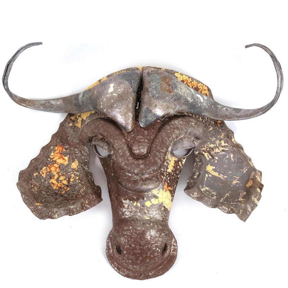 Buffalo Recycled Metal Wall Art