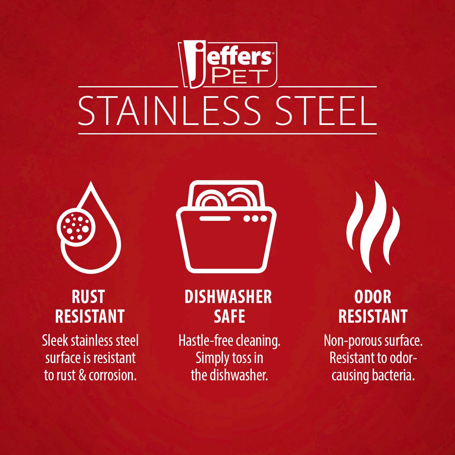 No-Tip & Anti-Skid Pet Bowls in Stainless Steel