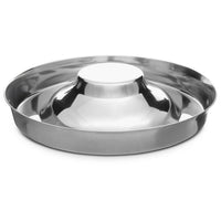 Flying Saucer Puppy Food & Water Bowl in Stainless Steel