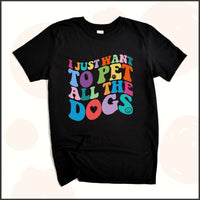 I Just Want to Pet All the Dogs Unisex Youth T-shirt