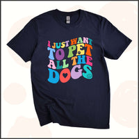 I Just Want to Pet All the Dogs Unisex Youth T-shirt