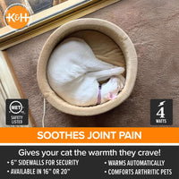 K&H Heated Cozy Cat Bed
