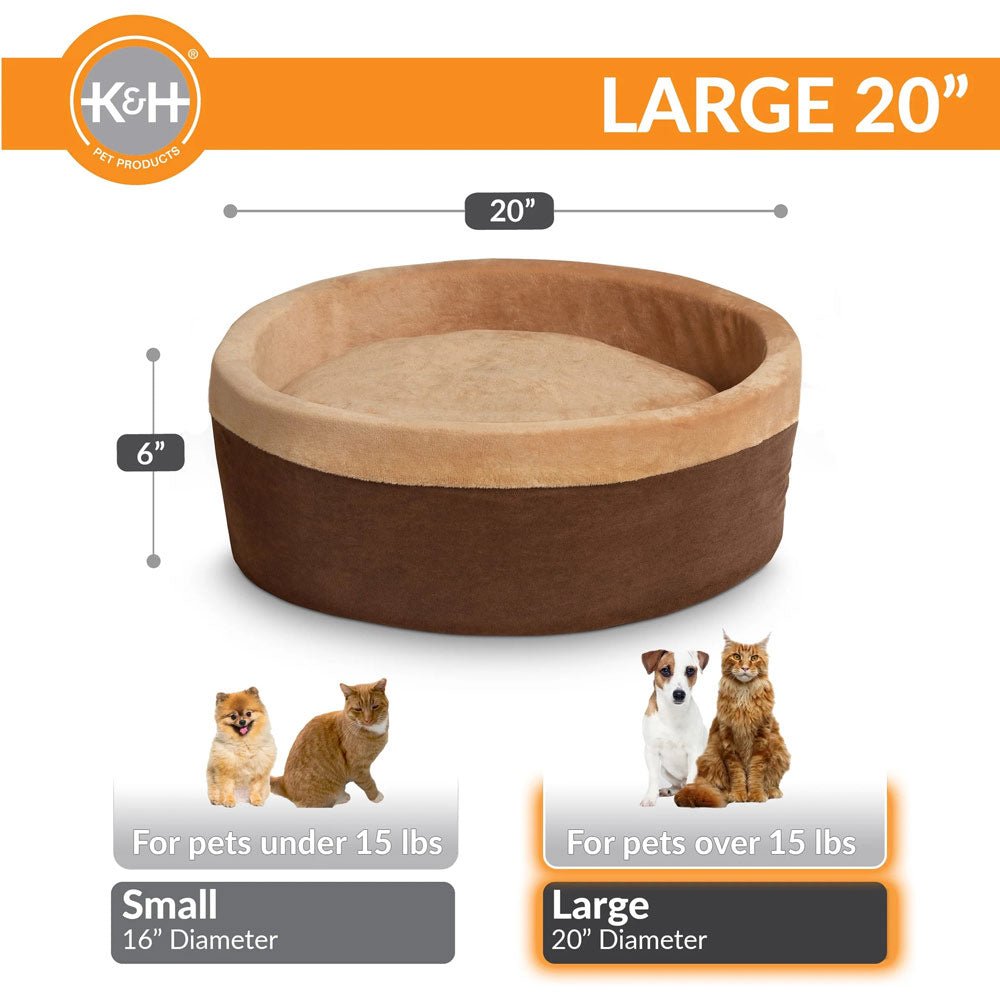 K&H Heated Cozy Cat Bed