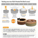 K&H Heated Cozy Cat Bed