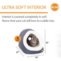K&H Heated Cat Cave Bed