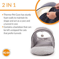 K&H Heated Cat Cave Bed